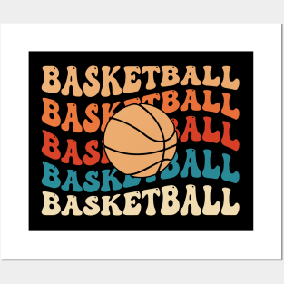 Vintage Basketball Vibes: Retro Hoops Design Posters and Art